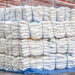 Sacks in warehouse